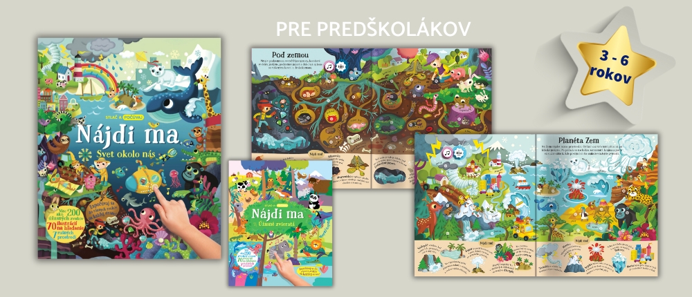 Zvuková kniha s hrou hľadaj a nájdi